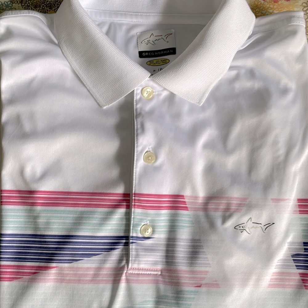 Greg Norman Dry-Fit Golf Polo Shirt